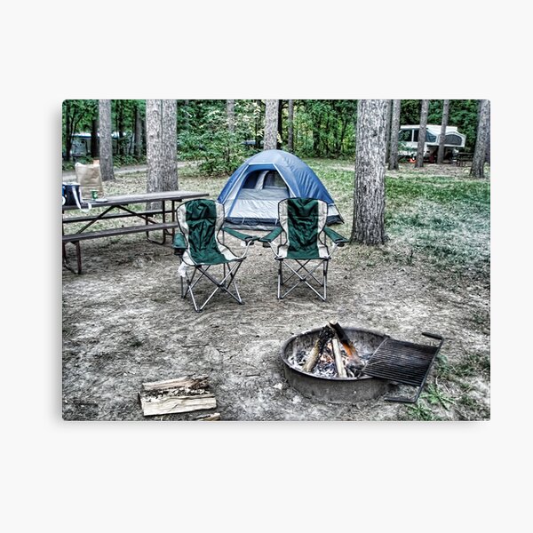 Camping Canvas Print