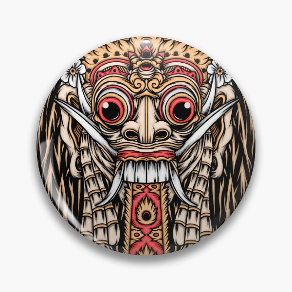 Item preview, Traditional rangda bali illustration designed and sold by WODEXZ.