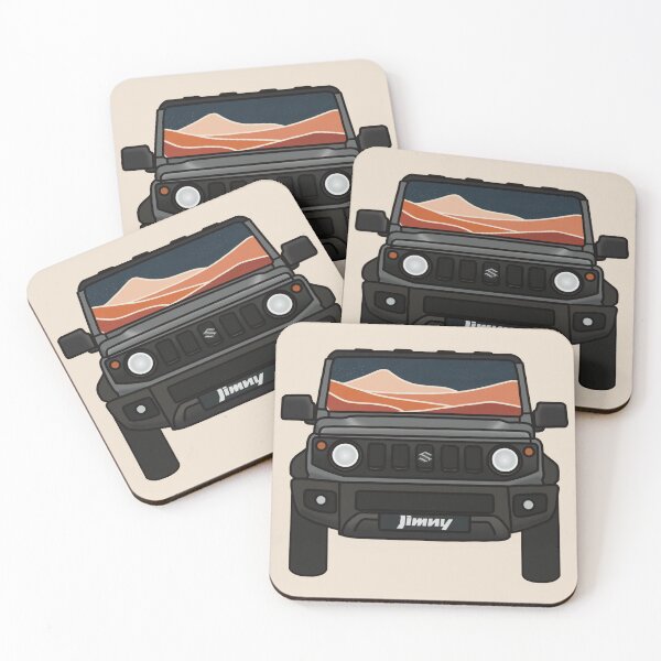 Item preview, Suzuki Jimny (Grey) Desert Reflection  designed and sold by Kiah Rose Creative.