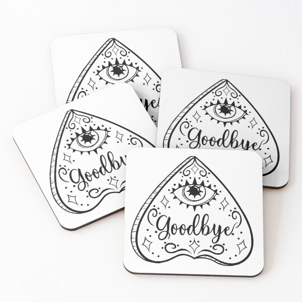 Item preview, Goodbye Planchette Black designed and sold by Sugar Serpent.