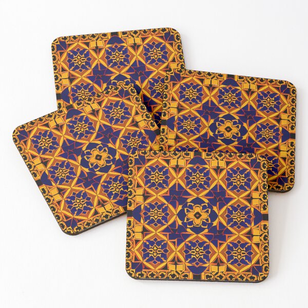 Item preview, Mosiac Aggressive Latin Pattern Digital Painting designed and sold by CodeAndColors.