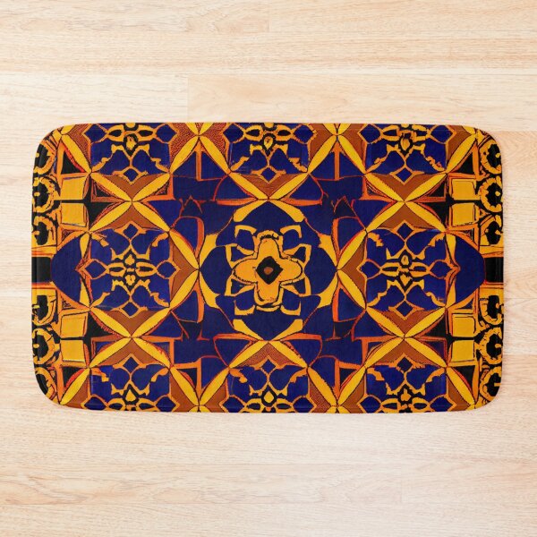 Item preview, Mosiac Aggressive Latin Pattern Digital Painting designed and sold by CodeAndColors.