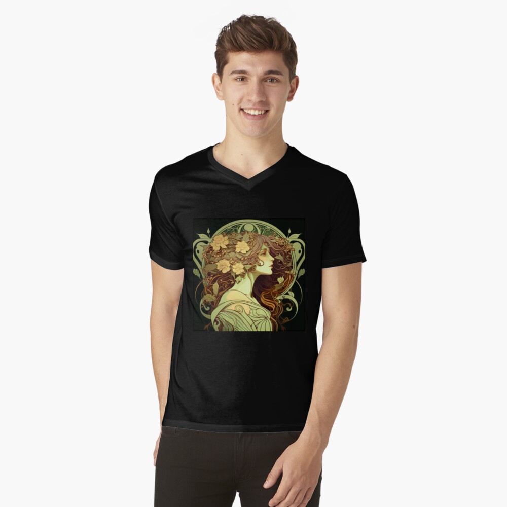 Item preview, V-Neck T-Shirt designed and sold by Namo-Art.