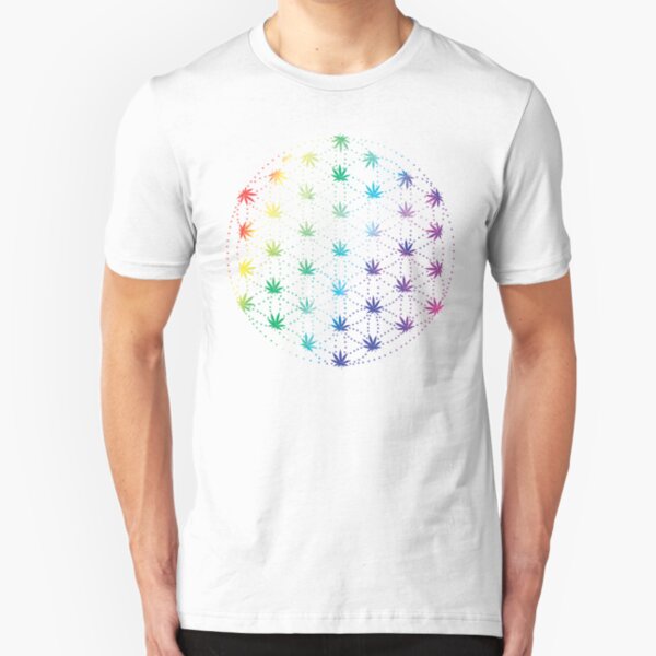 Flowers of Life Slim Fit T-Shirt