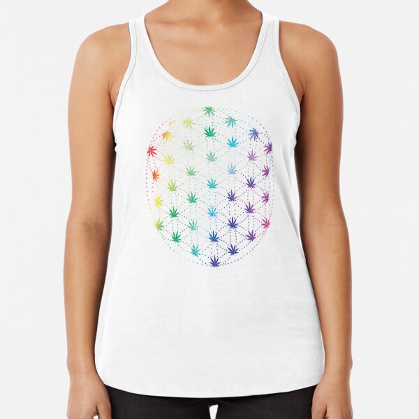 Flowers of Life Racerback Tank Top