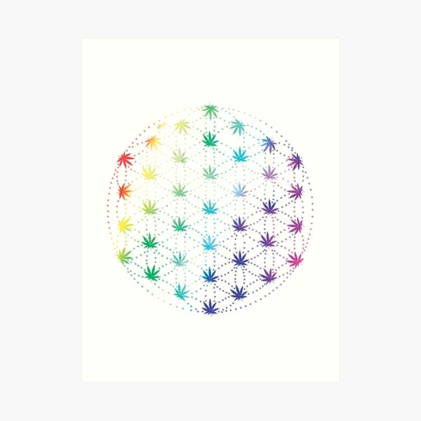 Flowers of Life Art Print