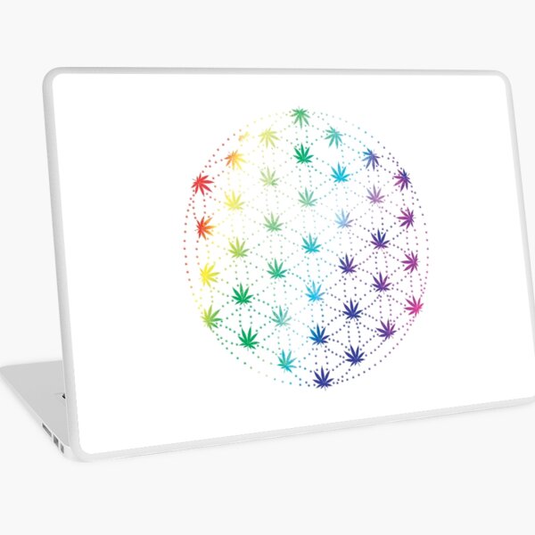 Flowers of Life Laptop Skin