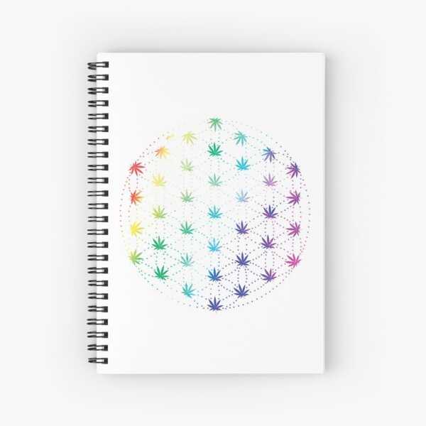 Flowers of Life Spiral Notebook