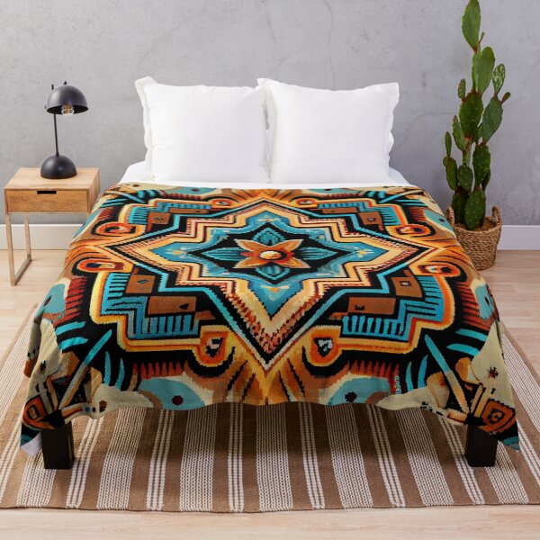 Item preview, Complex Southwestern Pattern Digital Painting designed and sold by CodeAndColors.