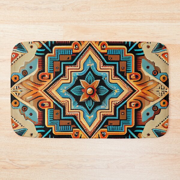 Item preview, Complex Southwestern Pattern Digital Painting designed and sold by CodeAndColors.