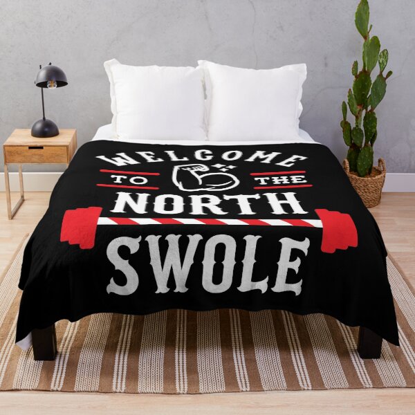 Item preview, Welcome To The North Swole (Funny Christmas Gym Pun) designed and sold by Brogress Project.