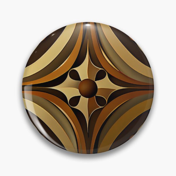 Artikelvorschau, Brown Contemporary Pattern Digital Painting entworfen und verkauft von CodeAndColors.