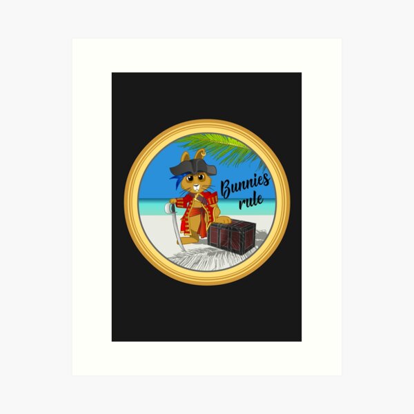 Bunnies rule Art Print