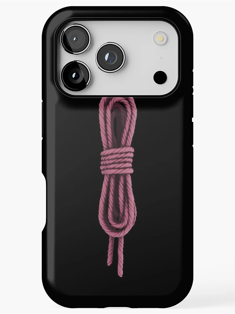 Thumbnail 1 of 4, iPhone Case, Dominant Rope Rigger / Submissive Rope Bunny - Pink Rope Bondage designed and sold by ClickForMore.