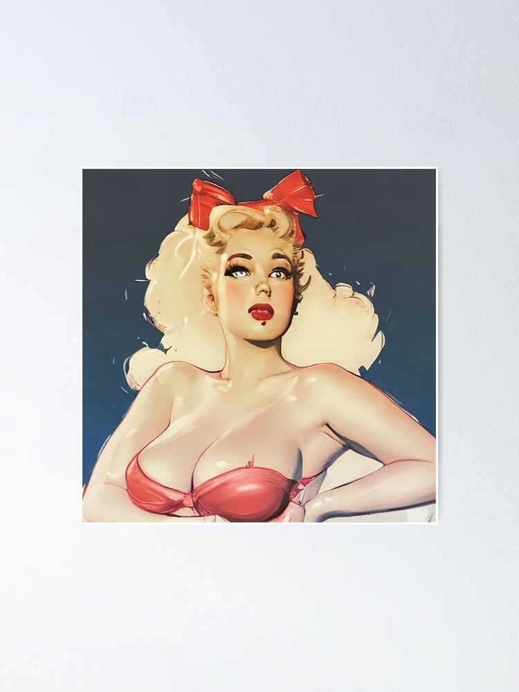 Chilly Pinup Girl Poster for Sale by cutestpinups