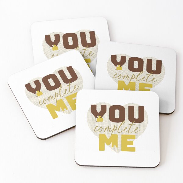 Item preview, You Complete Me | Valentines Day designed and sold by DrawingBoard.
