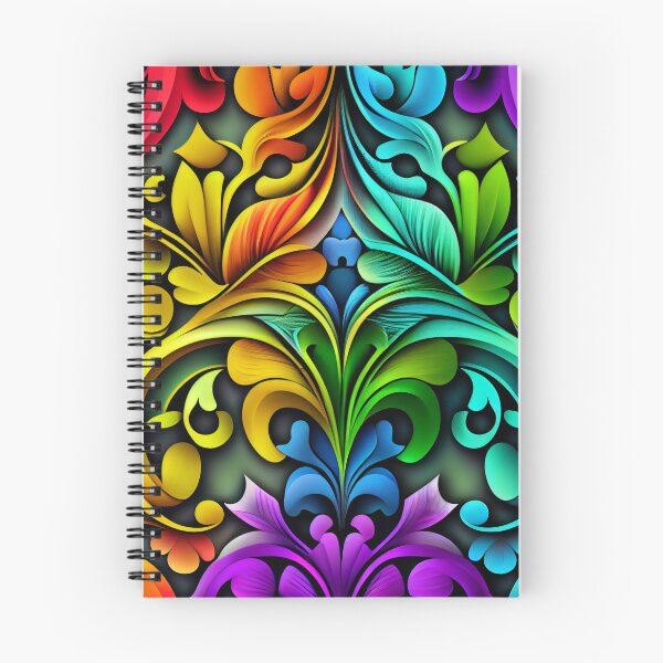 Item preview, Bright Rainbow Elegant European Pattern Digital Painting designed and sold by CodeAndColors.