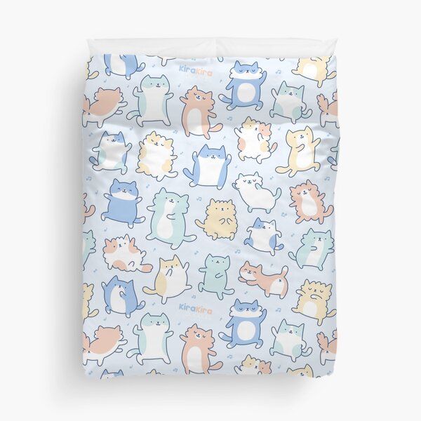 Kitty Dance Off! Duvet Cover