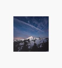 Mount Baker by Starlight Art Board