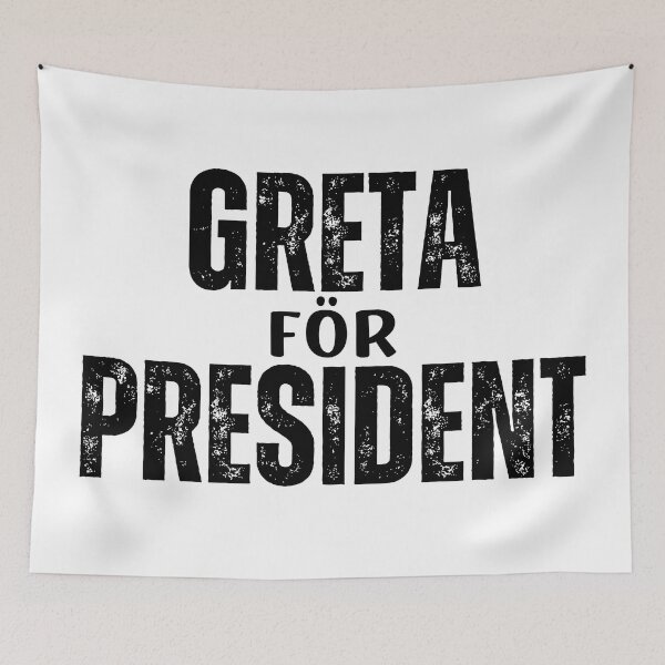Item preview, Greta Thunberg for President designed and sold by humnoo.