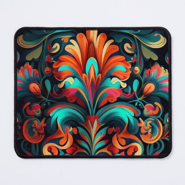 Artikelvorschau, Vibrant Eclectic Pattern Digital Painting entworfen und verkauft von CodeAndColors.