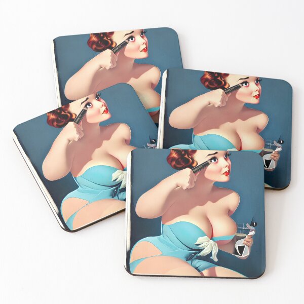 Item preview, Makeup Pinup Girl designed and sold by cutestpinups.