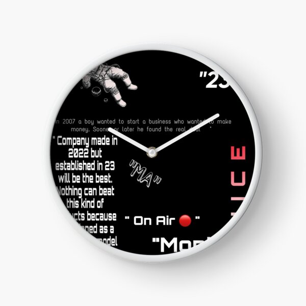 Off White Clocks for Sale | Redbubble