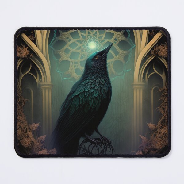 Item preview, Raven framed in Gold designed and sold by Ghosty-Patterns.