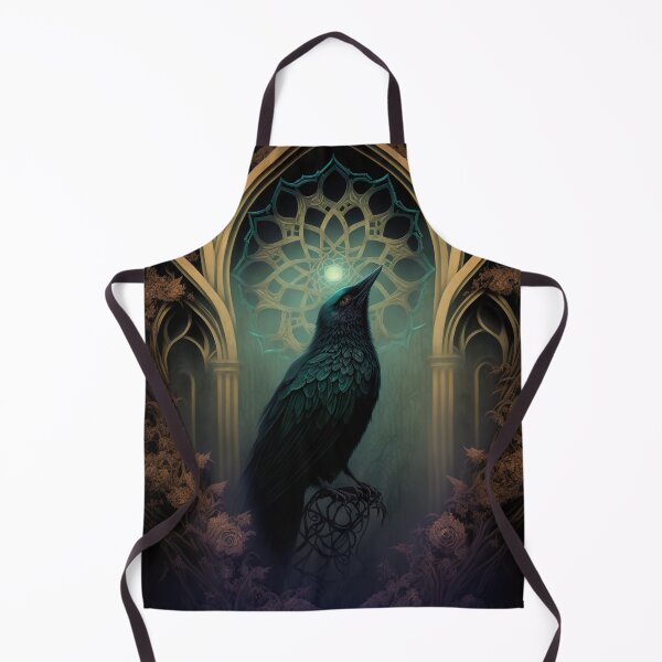 Item preview, Raven framed in Gold designed and sold by Ghosty-Patterns.