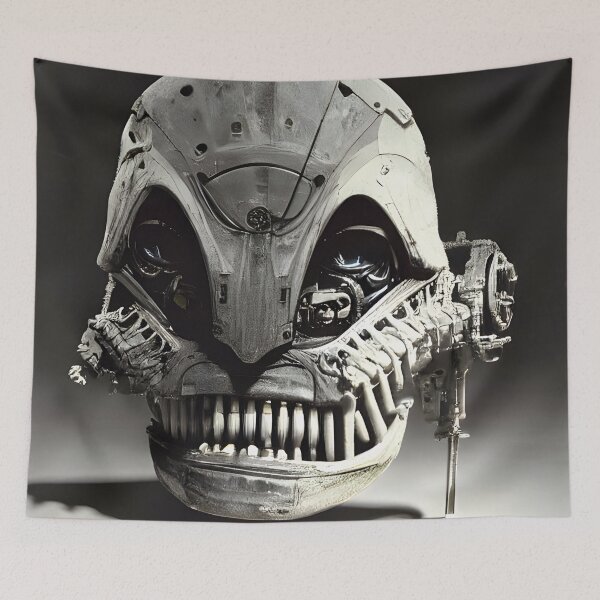 Item preview, AI Decapitated Robot Head designed and sold by BizarreTherapy.