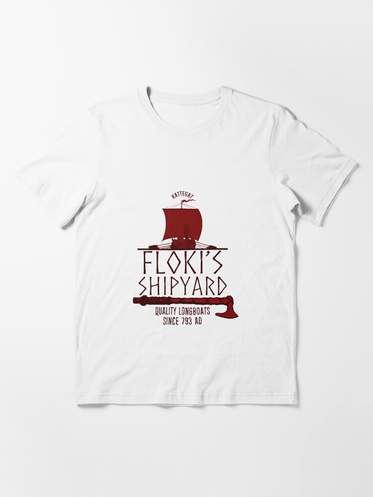Alternate view of Floki's Shipyard Essential T-Shirt