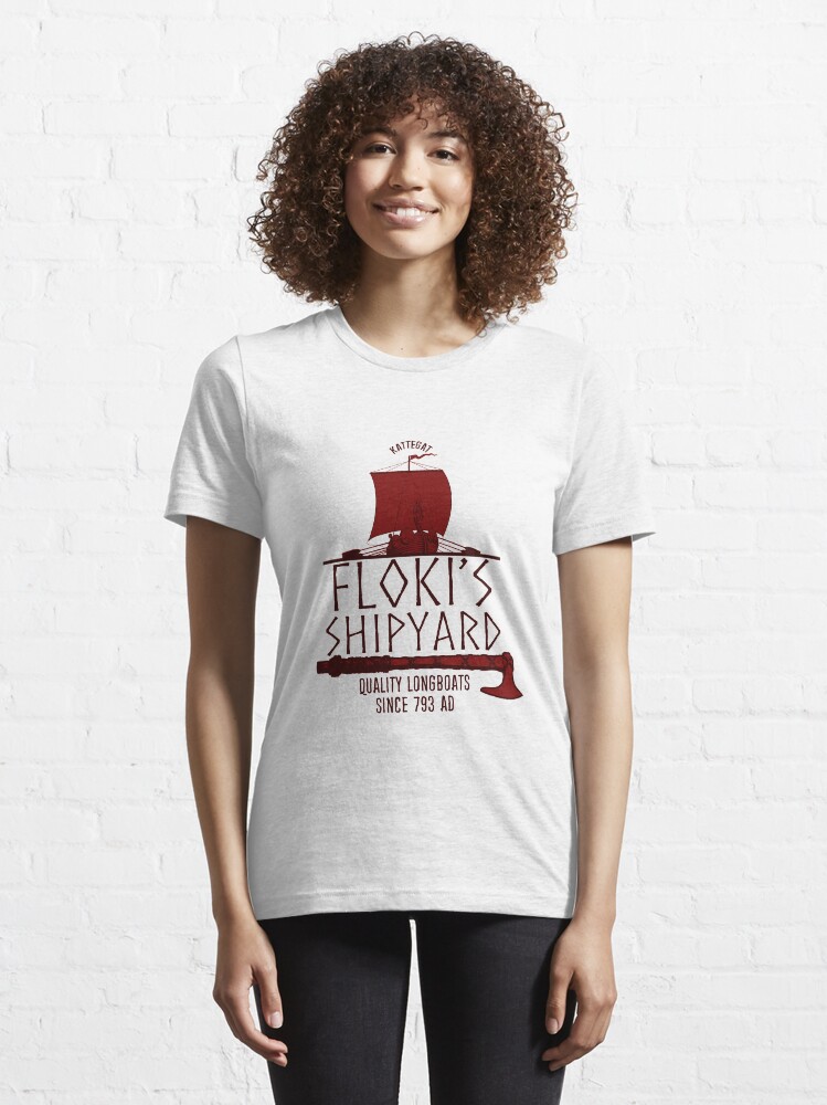 Alternate view of Floki's Shipyard Essential T-Shirt