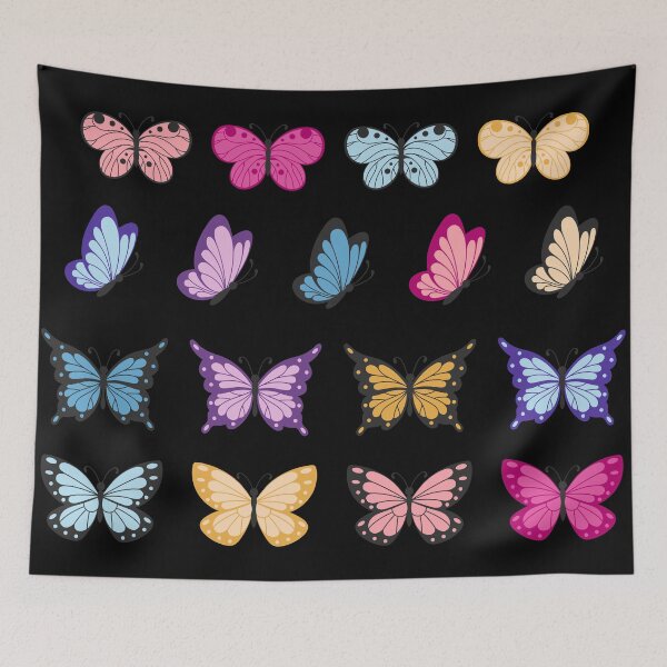 Item preview, Butterfly Pattren Aesthetic Sticker Butterflies Sticker Pack Stickers for girls designed and sold by AnimalsSpace.