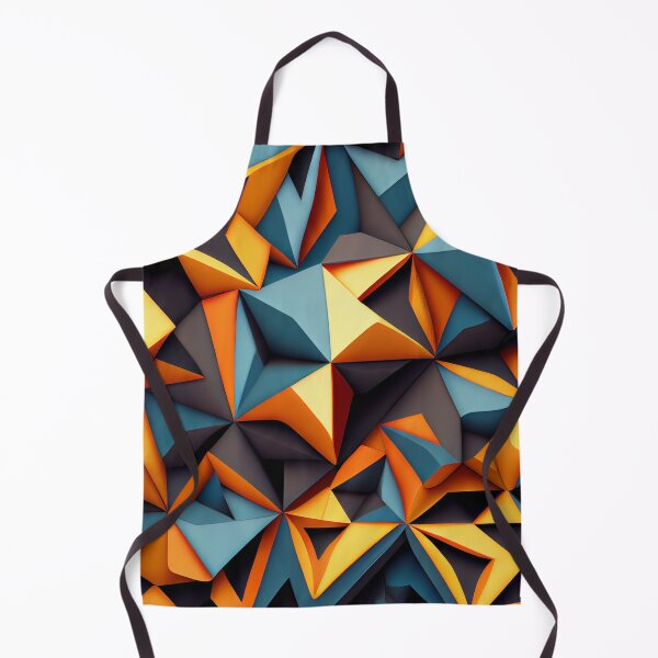 Item preview, Angular Complex Contemporary Pattern Digital Painting designed and sold by CodeAndColors.