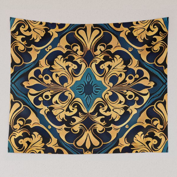 Item preview, Aggressive Hollywood Regency Pattern Digital Painting designed and sold by CodeAndColors.