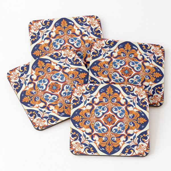 Item preview, Ceramic New Mediterranean Pattern Digital Painting designed and sold by CodeAndColors.