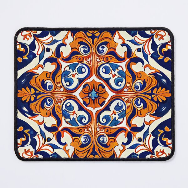 Item preview, Ceramic New Mediterranean Pattern Digital Painting designed and sold by CodeAndColors.