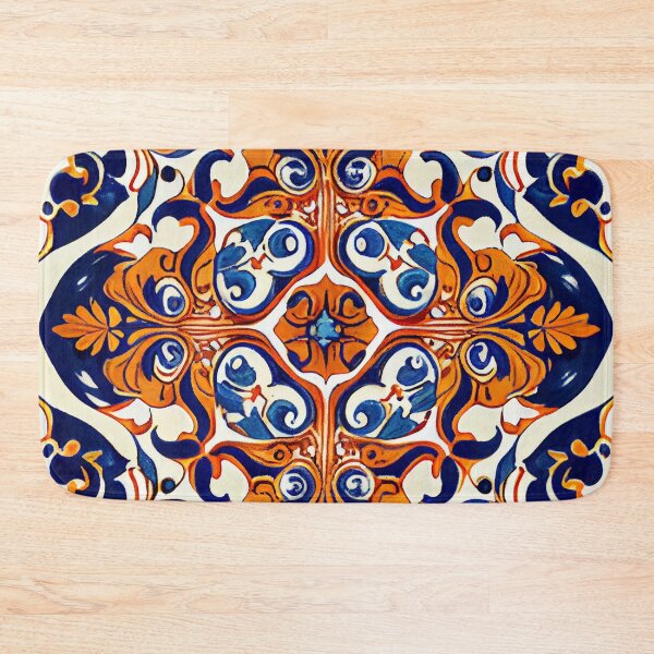 Item preview, Ceramic New Mediterranean Pattern Digital Painting designed and sold by CodeAndColors.