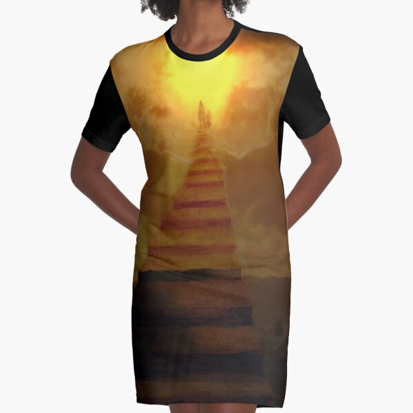 Stairway to heaven Graphic T-Shirt Dress