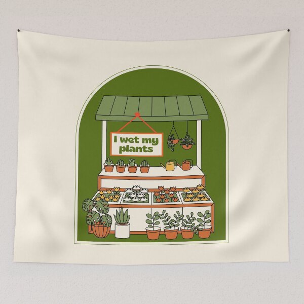 Item preview, I Wet My Plants Cottagecore designed and sold by SunfullyYours.