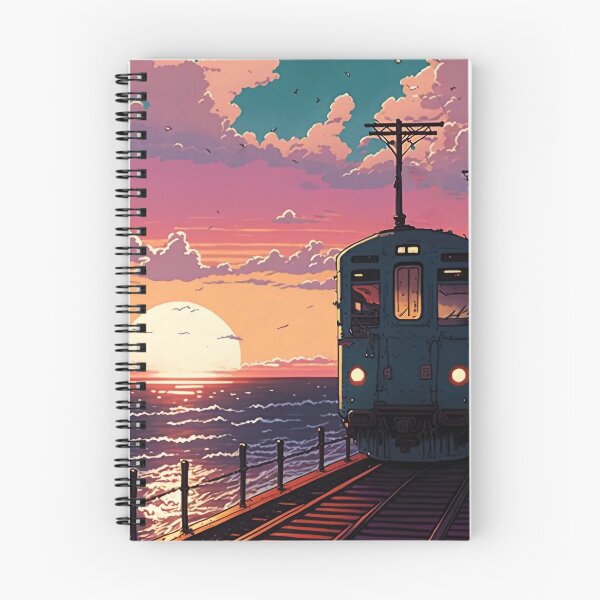 Item preview, Retro Anime Style Old Japanese Train designed and sold by KaPrints.