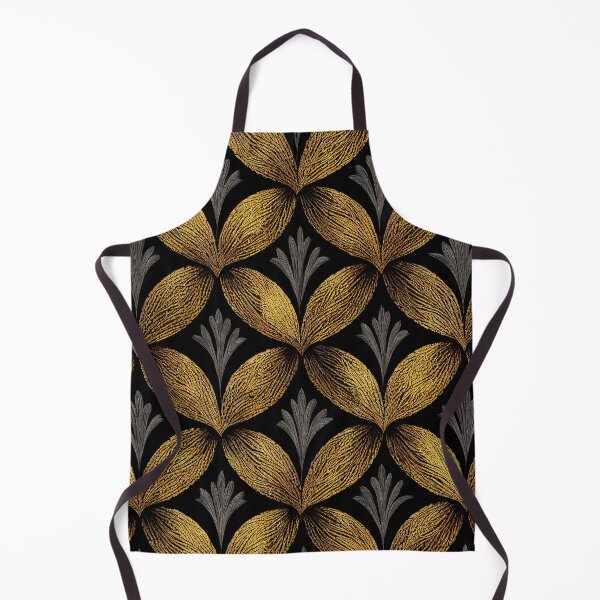 Item preview, Gold Embroidered Trellis designed and sold by Patternifico.