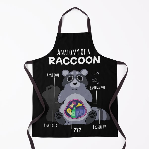 Item preview, Anatomy of a Raccoon designed and sold by Mossysplashart.