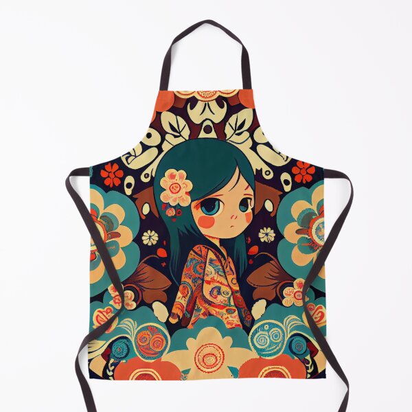 Artikelvorschau, Anime Bohemian Pattern Digital Painting entworfen und verkauft von CodeAndColors.