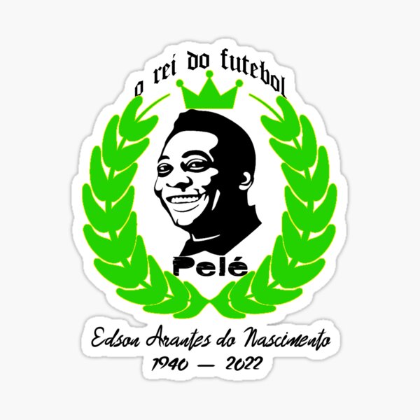 Rip Pelé Soccer Legend Sticker For Sale By Danalupar Redbubble