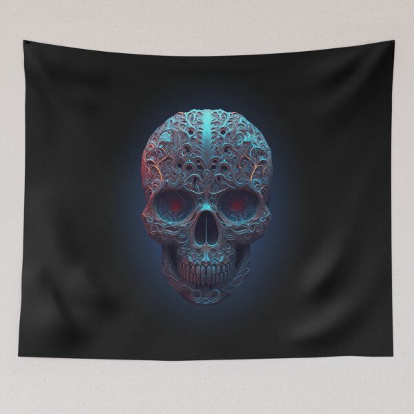 Item preview, Ice Psychedelic Skull designed and sold by SerhiiArt.