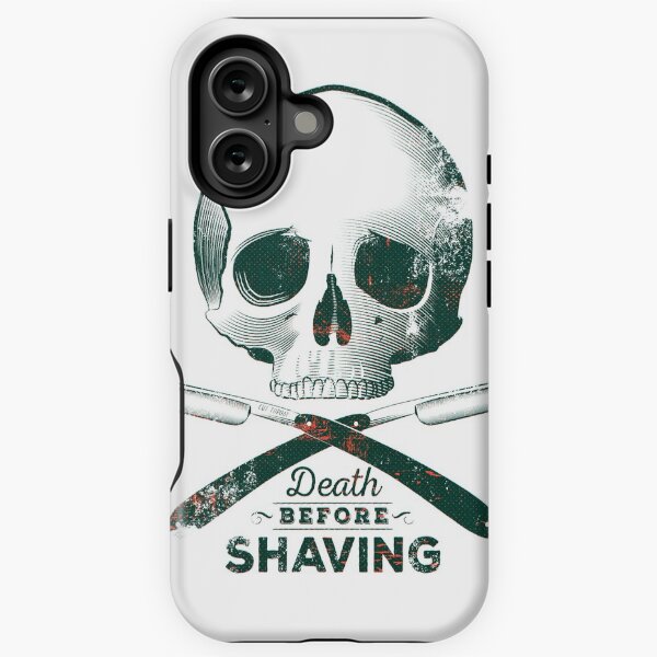 Item preview, Death before shaving – grunge version designed and sold by GraficBakeHouse.