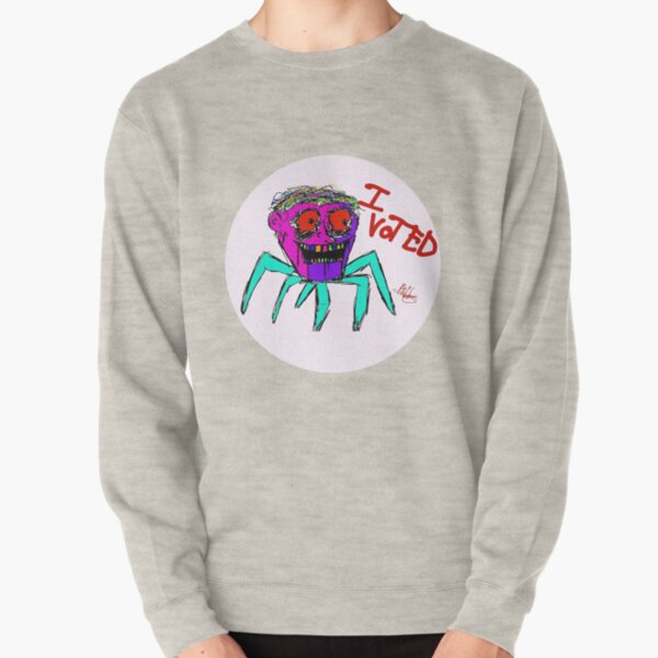 Trendy I Voted Contest Funny Ulster County I Voted Meme Sticker Pullover Sweatshirt