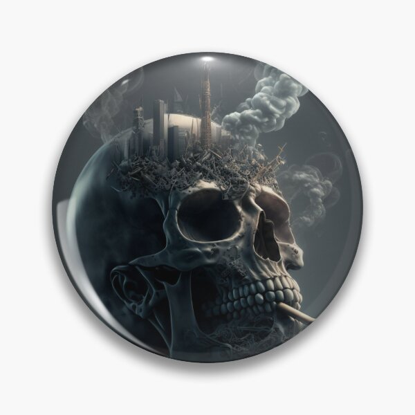 Item preview, Skeleton Smoking a Cigarette  designed and sold by 3DGROOVYY.