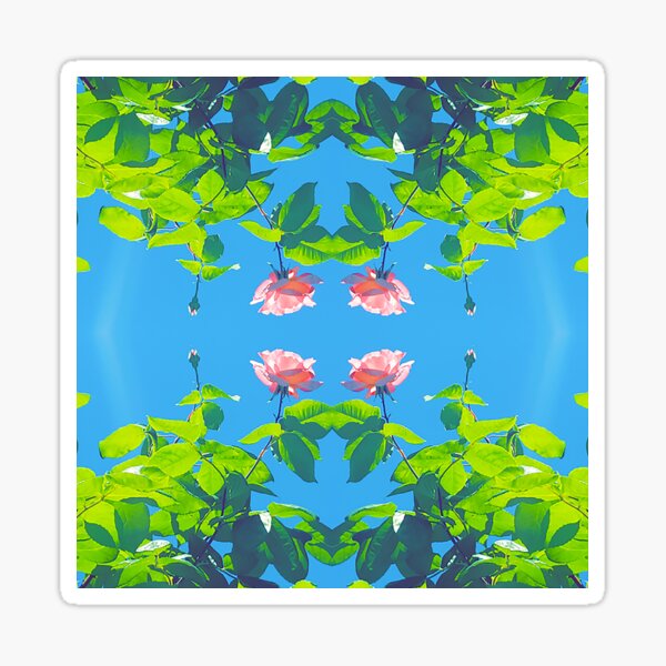 Flower Pattern No. 1 (Rose) Sticker